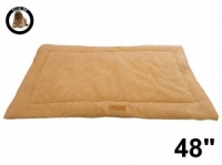 Ellie-Bo Beige Sherpa Fleece Cage Mat to fit Ellie-Bo 48 inch Dog Cage